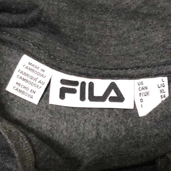 Fila Men's Sweatshirt Hoodie With Drawstring Athletic Performance Training L NWT - Picture 5 of 13